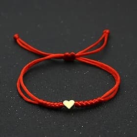 Women's Rope Plaited Wrap Love Fashion Personalized Alloy Bracelet Jewelry Pink / Red / Royal Blue For Daily Gift Holiday