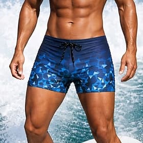 Homme Shorts de bain Short de bain Graphique Cordon de serrage Boyleg Séchage Rapide Élastique Respirant Maillot de Bain Bas Surf Sports Nautiques Natation Été