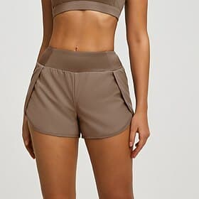 Women's Bermuda shorts Chinos Shorts Streetwear Casual Short Medium Waist Solid Color Elastic Waistband Comfy Breathable Stretchy Daily Outdoor Gym Violet Navy