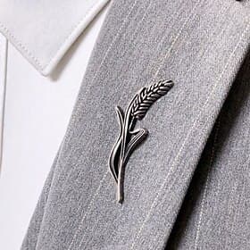 Broches Homme 1 pièce Alliage Occasionnel 3D Minimaliste