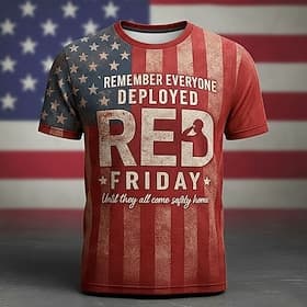 4th of July 2026 250th Memorial Day Men's 3D Print US Flag Crew Neck Short Sleeve T-Shirt Daily Street thumbnail 5