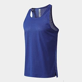 Men's Solid Colored Workout Tank Top Running Tank Top Gym Tank Top Summer Spring Mesh Sleeveless Quick Dry Compression Moisture Wicking Breathable Gym Workout
