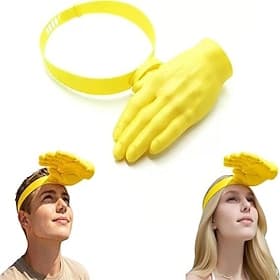 Lustiges Hand-Sonnenschutz-Stirnband aus Schaumstoff für Sonnenschutz, Outdoor-Aktivitäten, Sport, Strand, originelle Kopfbedeckung für Männer  Frauen