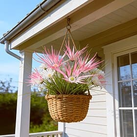 6Pcs Simulated Purple Artificial Flowers  Outdoor Green Plants, Perfect for Spring  Summer Home, Office, Balcony, and Garden Decor, Holiday Decor, Vibrant, Low
