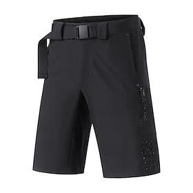 Arsuxeo Men's Solid Color Cycling Road Shorts Cycling Pants Cycling MTB Shorts Bike Shorts Baggy Shorts Form Fit Sports Ventilation Quick Dry Front Zipper Refl