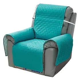 Waterproof Recliner Chair Cover Non Silp Washable Couch Cover Furniture Protector for with Elastic Straps for Kids, Dogs, Pets