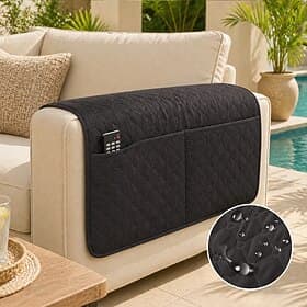 Waterproof Sofa Armrest Cover Recliner Sofa Backret Cover Soft Protector for Chairs Couch Sofa Armchair Slipcovers