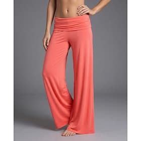 Women's Wide Leg Chinos Vacation Fashion Streetwear Full Length High Waist Plain Comfy Comfort Soft Stretchy Outdoor Street Orange Summer Spring Fall Loose Fit