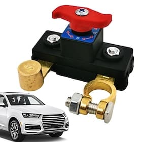 Car Battery Power Cut-Off Switch Breaker, Adjustable Battery Disconnect Switch Pure Copper Stable Transmission, Cut-Off Switch for Car Truck Boat 12V 24V