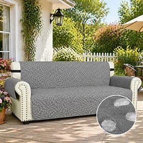 Waterproof Couch Cover Non Slip Sofa Protector Stretch Jacquard Pet Friendly Anti Stain Furniture Cover for Dogs Cats