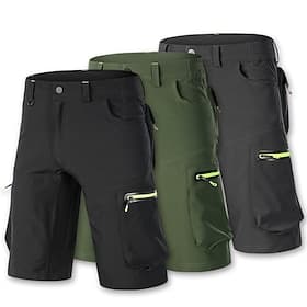 Men's Solid Color Cycling MTB Shorts Bike Shorts Bike Shorts Baggy Shorts Form Fit Sports Quick Dry Waterproof Zipper Breathable Black Army Green Clothing Appa