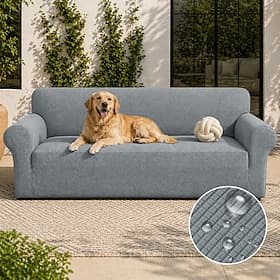 Waterproof Stretch Sofa Cover Thick Full Wrap Anti Scratch Sofa Protector Slipcover Four Seasons Non Slip Sofa Throw