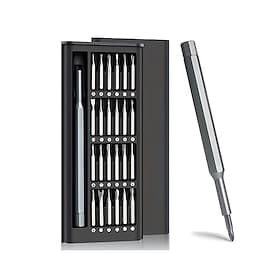 24 in 1 S2 Precision Screwdriver Set for Electronics Repair with 24 Interchangeable Tips, Professional Phone, Tablet, Laptop, Smartwatch Disassembly Tool Kit f