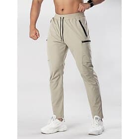 Herren Laufhosen Sporthosen Freizeithosen Kordelzug Tasche Hosen Täglich Outdoor Sport Sommer Frühling Herbst Schnelltrocknend Feuchtigkeitsableitend Fitnesstr