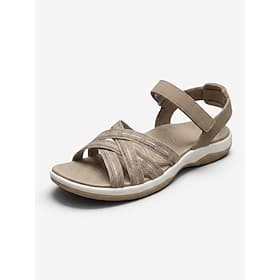 Women's Comfortable Walking Sandals, Adjustable Strap Outdoor Sandals for Travel, Errands  Summer Daily Wear