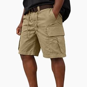 Men's Tactical Cargo Cargo Shorts Shorts Casual Shorts Pocket Elastic Waist Plain Comfort Knee Length Casual Outdoor Streetwear Fashion Streetwear Black Light