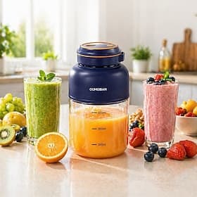 Portable Household Appliances Juicer 44oz Wireless Electric Fruit  Vegetable Blender Cup, High-Capacity Personal Juice Bottle for Home and Travel