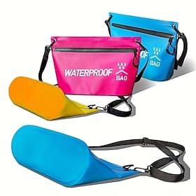 5L Waterproof Dry Bag With Zipper Closure, Portable Floating Storage Tote For Swimming, Kayaking, Boating, River Drifting, Hiking And Beach Travel, Durable Out