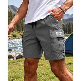 Homme Short d'extérieur Shorts Cargo Shorts de randonnée Short Cambat Été Printemps Automne Extérieur Coupe régulière Imperméable Séchage Rapide Léger Respiran