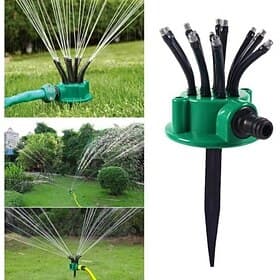 360° Coverage Precision Garden Irrigation Sprinkler, Lawn Yard Garden Sprinkler, Adjustable Flexible Watering System for Lawn, Flower, Grass, Plants