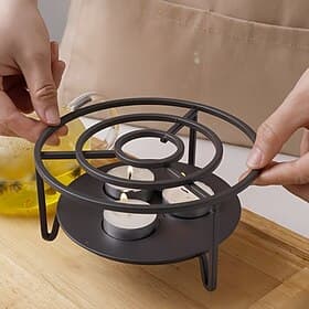 Household Wiring Tea Stove for Brewing Tea, Outdoor Camping Tea Warmer, Portable Teapot Heating Base, Small Tea Accessories