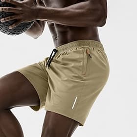 Voor heren Actief Korte broek Casual korte broek Atletische korte broek Zak Elastische taille Puur Effen Effen kleur Sneldrogend Ademend Boven de knie Buiten S thumbnail 3