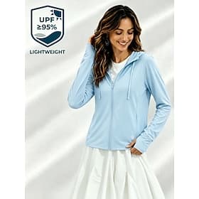 Per donna Giacca Casual Protezione Solare Asciugatura Rapida Regolabile Casual Tinta unica Casuale Regolare Con Cappuccio Vestibilità regolare Manica Lunga Cap