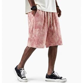 Per uomo Shorts Pantaloncini casual Pantaloncini strutturati Tasca Elastico in vita Semplice Astratto Comodità Traspirante Lunghezza al ginocchio Casuale All'a