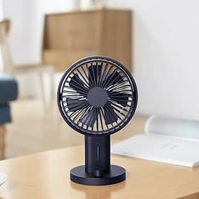 Fan for Sleeping, Small Portable Fan Rechargeable Battery Powered, Personal Mini Desk Fan for Office Bedroom, Cruise Ship Beach Vocation Travel Essentials