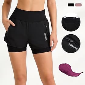 WOSAWE Women's Quick-Dry Summer Fitness Cycling Shorts, Yoga  Casual Pants, Road Cycling Shorts