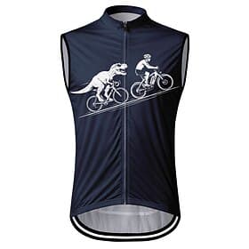 Voor heren Wielrenvest Wielrenshirt Geometrisch Mouwloos Fietsen Ves / Mouwloos Shirt Kleding Bovenlichaam met 3 achterzakken Sneldrogend Achterzak Vochtregele thumbnail 6