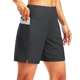 Damen Laufshorts Sportshorts Taschen Shorts Lässig Täglich Outdoor Sommer Frühling Schnelltrocknend Leicht Feuchtigkeitsableitend Fitnesstraining Tennis Golfsp