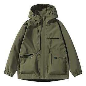 Per uomo Giacca a Vento Giacca softshell Giacca da escursionismo Esterno Impermeabile Antivento Asciugatura Rapida Traspirante Abbigliamento da trekking Abbigl thumbnail 2
