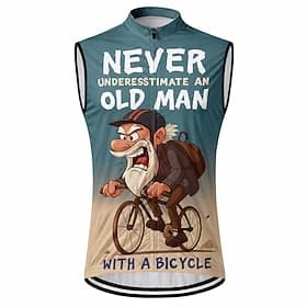 Men's Cycling Vest Cycling Jersey Sleeveless Bike Vest / Gilet Jersey Top with 3 Rear Pockets Quick Dry Back Pocket Moisture Wicking Breathable Sports Blue Clo