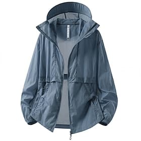 Unisexe Coupe-Vent Veste de randonnée Veste de protection UV Extérieur Imperméable Protection solaire Séchage Rapide Respirant Tenues de randonnée Vêtements de