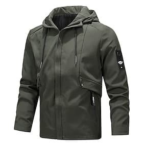 Per uomo Giacca a Vento Giacca softshell Giacca da escursionismo Esterno Impermeabile Antivento Asciugatura Rapida Traspirante Abbigliamento da trekking Abbigl thumbnail 5