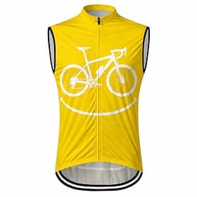 Voor heren Wielrenvest Wielrenshirt Geometrisch Mouwloos Fietsen Ves / Mouwloos Shirt Kleding Bovenlichaam met 3 achterzakken Sneldrogend Achterzak Vochtregele thumbnail 3