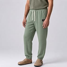 Men's Waffle Casual Pants - Joggers Trousers - Green
