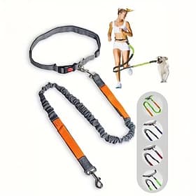 Hand Free Dog Leash for Pet Walking Running Jogging Adjustable Dog leash Waist Belt Chest Strap Traction Rope Dog Accessories
