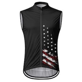 Amerika's 250e verjaardag Voor heren Wielrenvest Wielrenshirt Amerikaans / VS. Nationale vlag Mouwloos Fietsen Ves / Mouwloos Shirt Kleding Bovenlichaam met 3