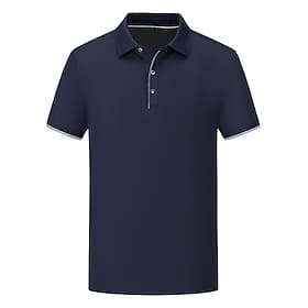 Voor heren Wandelen poloshirt Marine Korte mouw Kleding Bovenlichaam Golfkleding Kleding Outfits Draag kleding