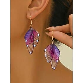 Women's Drop Earrings Acrylic Elegant Bohemia Vintage Butterfly