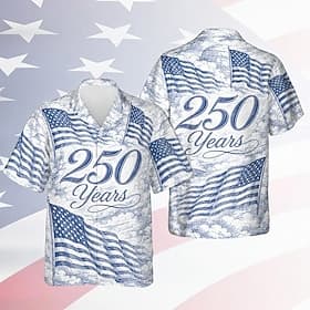 4th of July 2026 250th Men's American Flag Shirt Summer Shirt Button Up Shirt Short Sleeve Patriotic Daily Streetwear Summer Spring Turndown 3D Print Collared