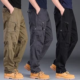 Voor heren Combatbroek Cargohosen Wandelbroek Waterdichte broek Zomer Lente Herfst Buiten Normale pasvorm waterdicht Sneldrogend Lichtgewicht Ademend Broeken / thumbnail 3