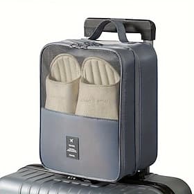 Travel Shoe Storage Bag, Hanging Organizer, Large Capacity, Multi-functional, Machine Washable, Space-Saving Luggage, Various Colors, Durable Polyester, Multip