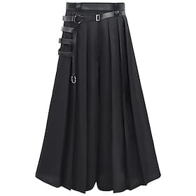 Punk  Gothique Médiéval Renaissance Longueur cheville Pantalon Sorcière Ranger Déguisement Steampunk Halloween Carnaval Mascarade Foire de la Renaissance LARP