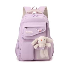 Student School Backpack, Large Capacity Multi-Compartment Bookbag, Waterproof Polyester Laptop Daypack, Multi Colors, Perfect for High School, College, Travel,