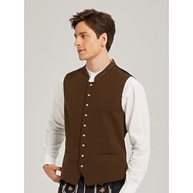 Oktoberfest gilet traditionnel Gilet bavarois traditionnel Broderie Col montant Col mandarin Allemand Alpin Patrimoine Prairies Homme Carnaval Fête de la Bière
