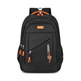Sac à dos étudiant grande capacité, compartiments multiples, en polyester imperméable, compatible avec un ordinateur portable 17,3 pouces, une tablette, des li