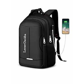 Laptop-Rucksack für Damen und Herren mit Diebstahlschutz, wasserdicht, mit USB-Ladefunktion, Business-Reiserucksack mit großem Fassungsvermögen für Uni, Arbeit